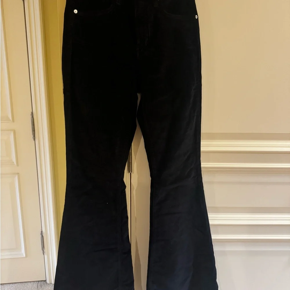 Veronica Beard Black Flared Pants - Picture 4 of 4
